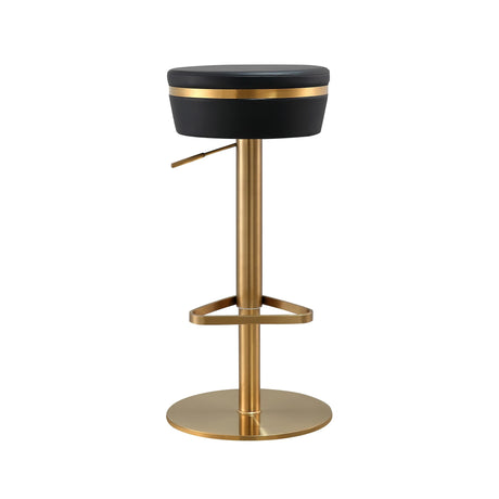 Astro Performance Vegan Leather Adjustable Stool by TOV Furniture at Eve Furniture