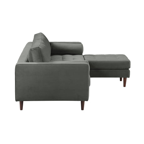 Cave Velvet Sectional by TOV Furniture at Eve Furniture