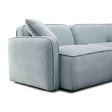 Travie Performance Corduroy Velvet Modular Loveseat by TOV Furniture at Eve Furniture