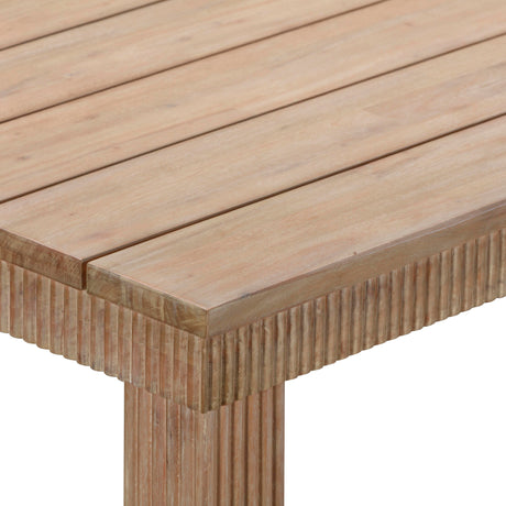 Cassie Natural Outdoor Rectangular Dining Table by TOV Furniture at Eve Furniture