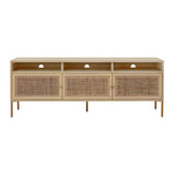 Sierra Cane Media Console by TOV Furniture at Eve Furniture