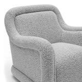 Charli Boucle Swivel Chair by TOV Furniture at Eve Furniture