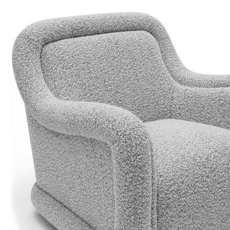 Charli Boucle Swivel Chair by TOV Furniture at Eve Furniture