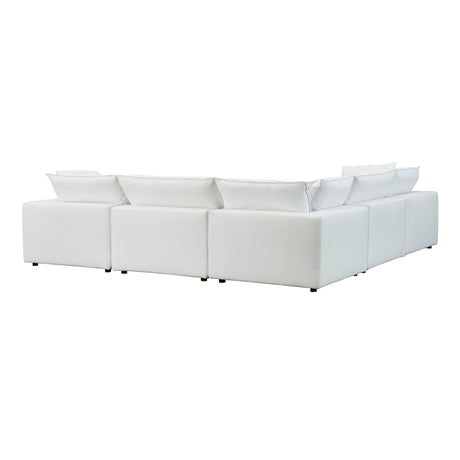 Cali Performance Fabric Modular 7-Piece Large Chaise Sectional by TOV Furniture at Eve Furniture