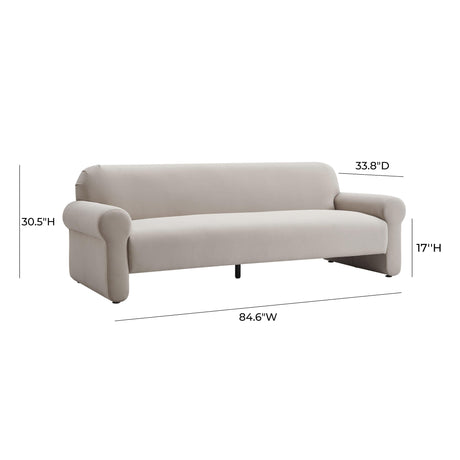 Keelee Velvet 84" Sofa by TOV Furniture at Eve Furniture