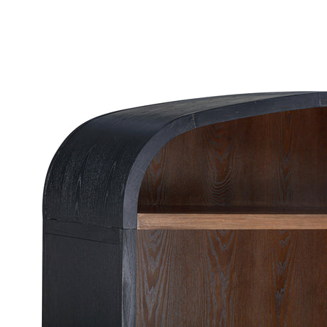 Marlow Wood Entertainment Center by TOV Furniture at Eve Furniture