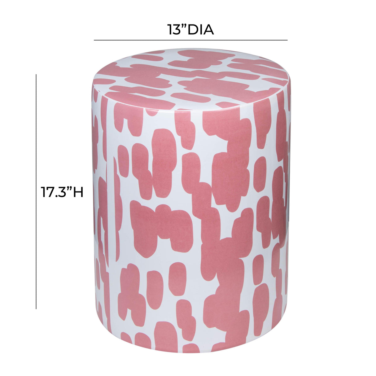 Taurus Ceramic Indoor/Outdoor Stool by TOV Furniture at Eve Furniture