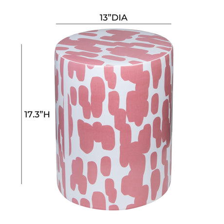 Taurus Ceramic Indoor/Outdoor Stool by TOV Furniture at Eve Furniture