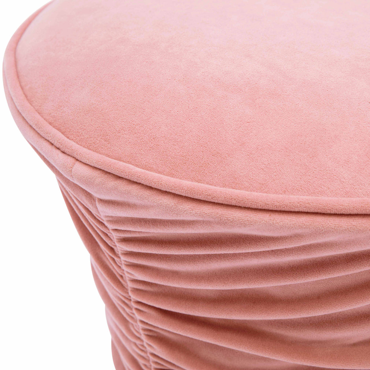 Bounce Ruched Velvet Adjustable Ottoman by TOV Furniture at Eve Furniture