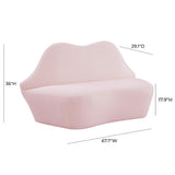 Lips Velvet Settee by TOV Furniture at Eve Furniture