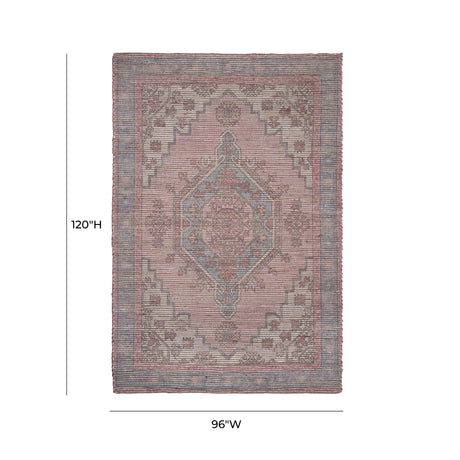 Madra Blush Tone Area Rug by TOV Furniture at Eve Furniture