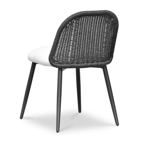 Alexa Rattan Performance Fabric Dining Chair by TOV Furniture at Eve Furniture