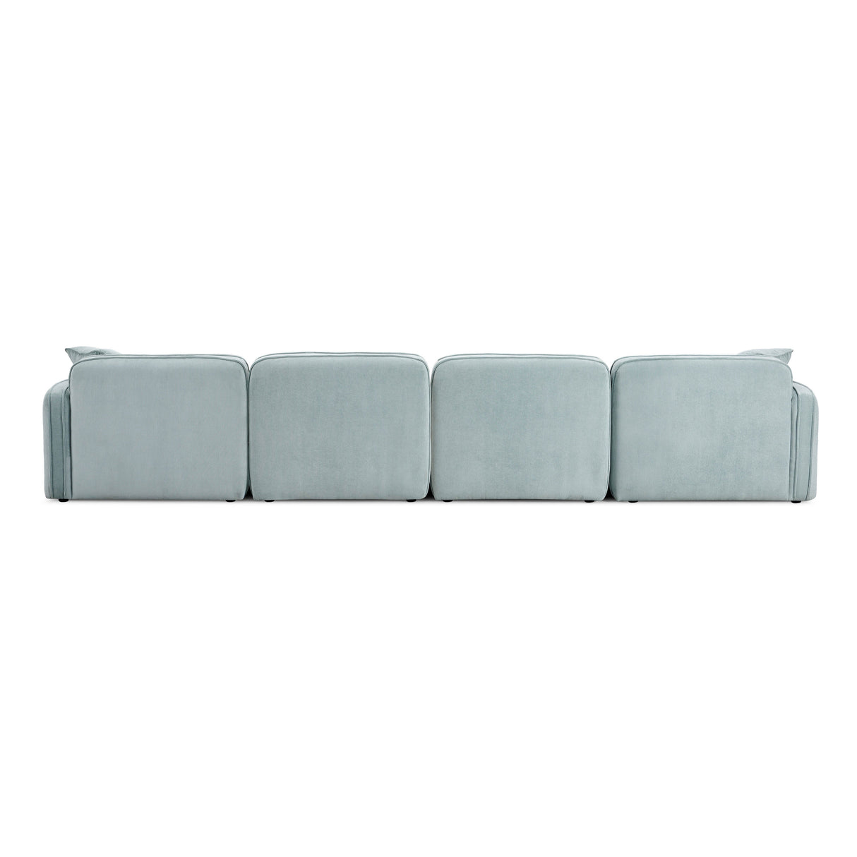 Travie Performance Corduroy Velvet 6-Piece Modular U-Sectional by TOV Furniture at Eve Furniture