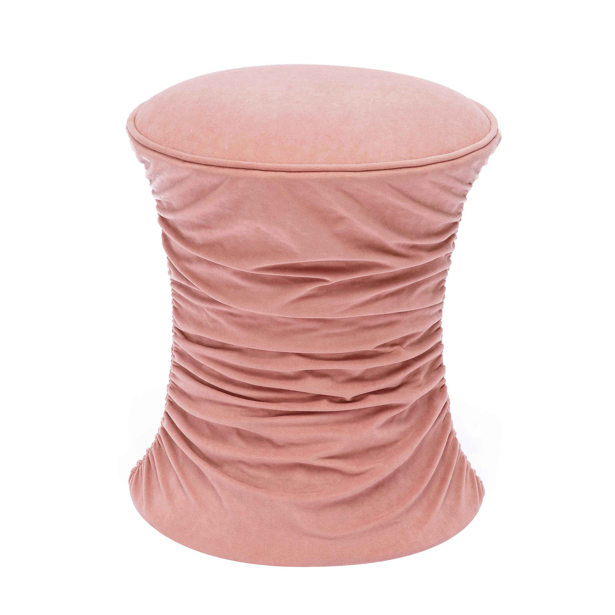 Bounce Ruched Velvet Adjustable Ottoman by TOV Furniture at Eve Furniture