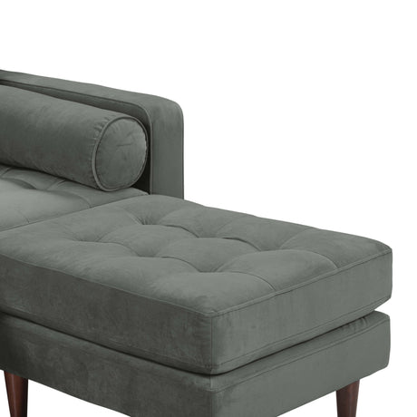 Cave Velvet Sectional by TOV Furniture at Eve Furniture