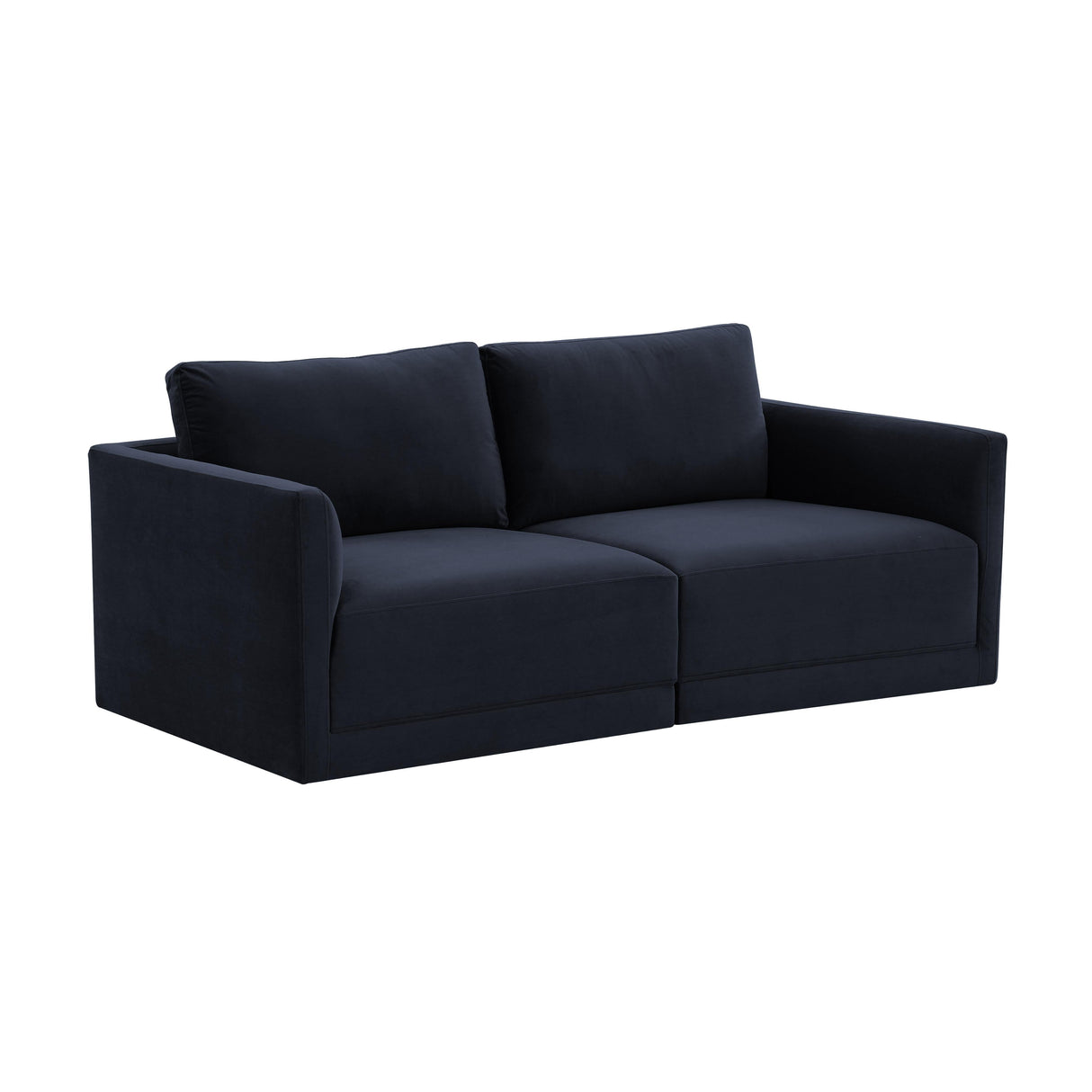 Willow Velvet Modular Loveseat by TOV Furniture at Eve Furniture