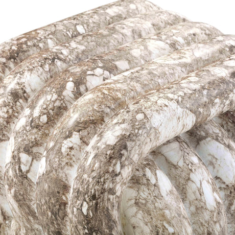 Love Knot Concrete Indoor / Outdoor Accent Stool by TOV Furniture at Eve Furniture