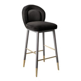 Hailey Velvet Stool by TOV Furniture at Eve Furniture
