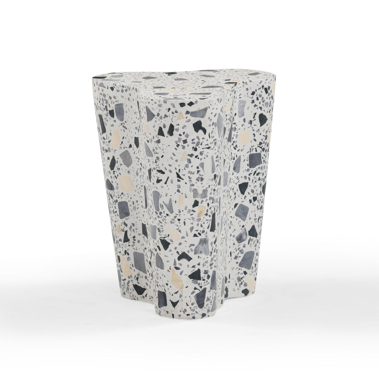 Slab Terrazzo Indoor/Outdoor Side Table by TOV Furniture at Eve Furniture
