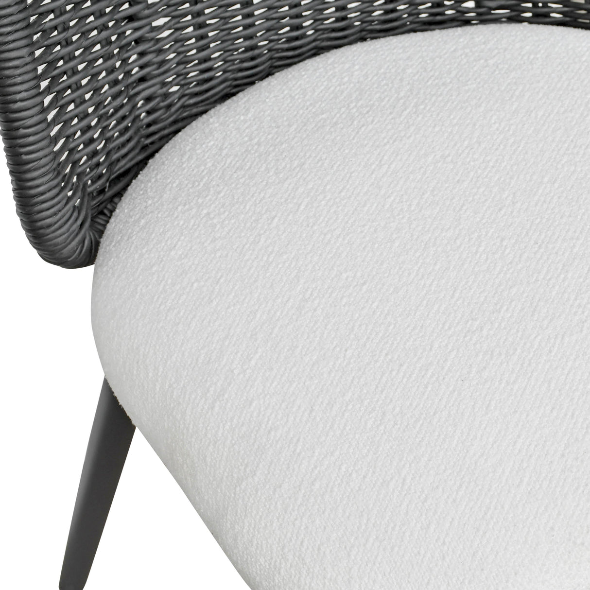 Alexa Rattan Performance Fabric Dining Chair by TOV Furniture at Eve Furniture