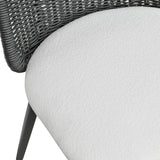 Alexa Rattan Performance Fabric Dining Chair by TOV Furniture at Eve Furniture