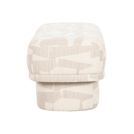 Lena Jacquard Bench by TOV Furniture at Eve Furniture