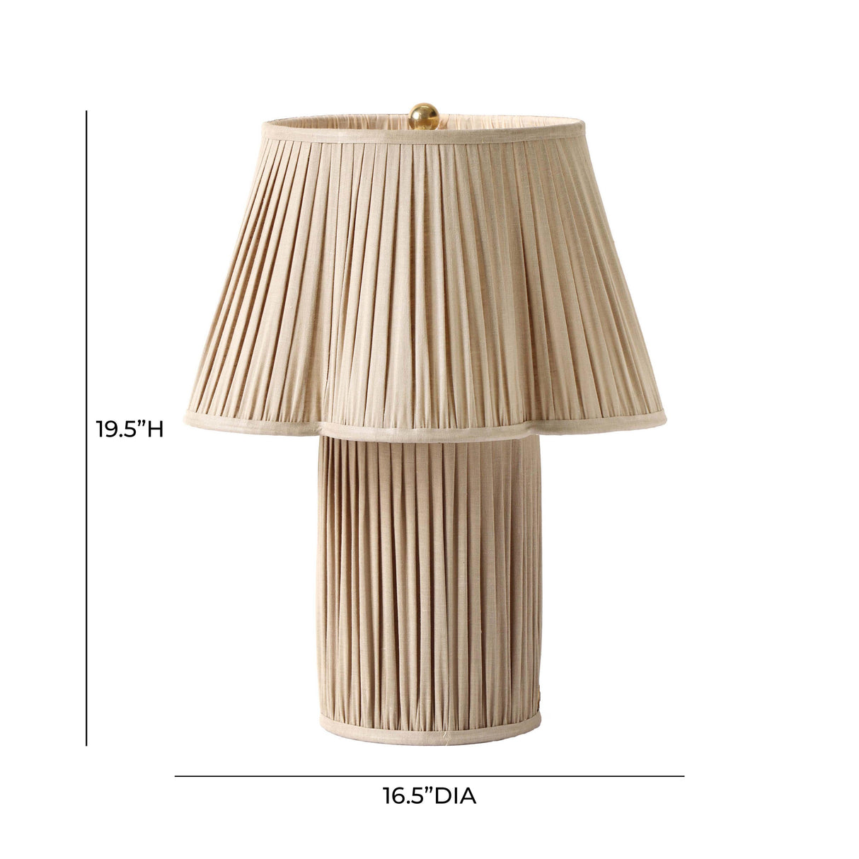 Corrine Table Lamp by TOV Furniture at Eve Furniture