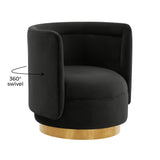 Remy Velvet Swivel Chair by TOV Furniture at Eve Furniture