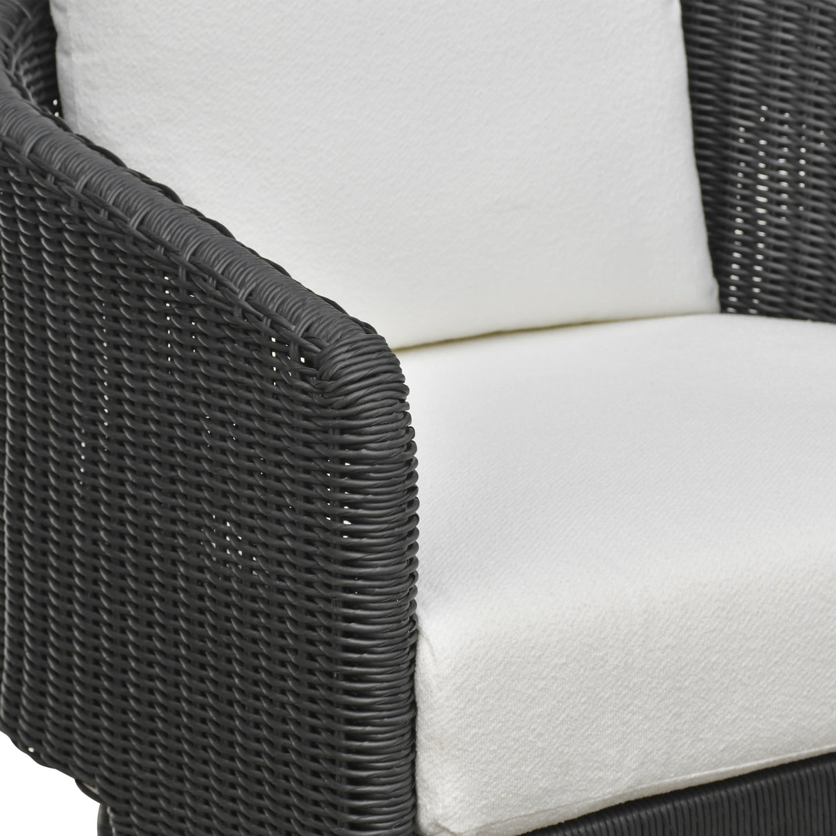 Alexa Rattan Performance Fabric Outdoor Armchair by TOV Furniture at Eve Furniture