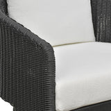 Alexa Rattan Performance Fabric Outdoor Armchair by TOV Furniture at Eve Furniture