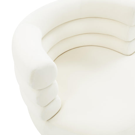 Naomi Velvet Swivel Chair by TOV Furniture at Eve Furniture