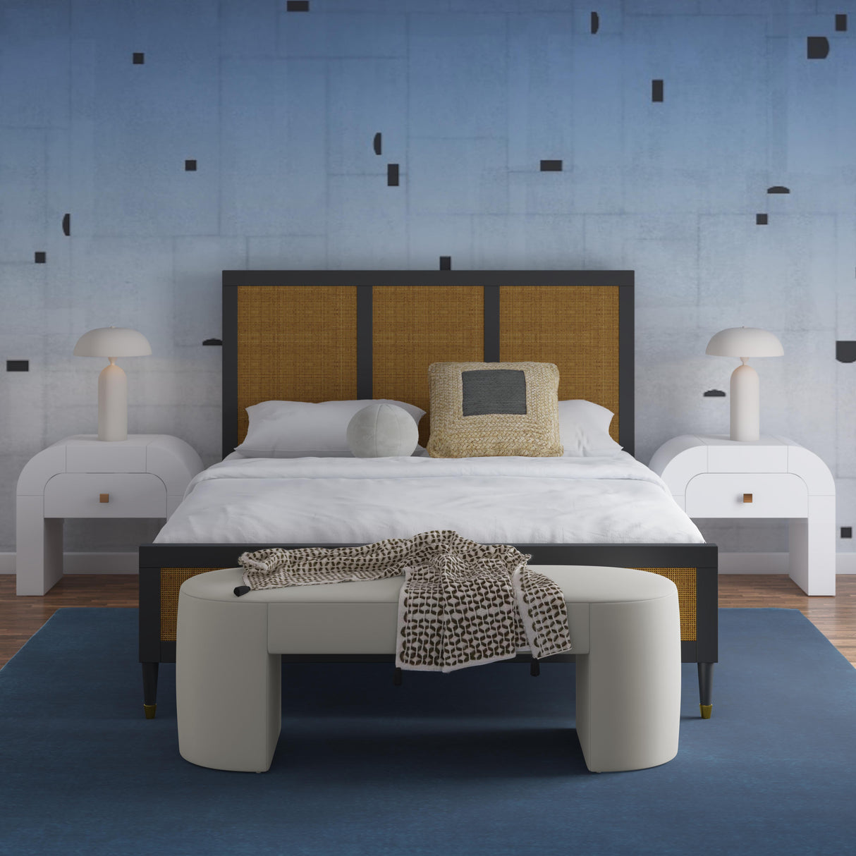 Elena Velvet Bench by TOV Furniture at Eve Furniture