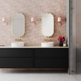 Bubbles Ivory Oval Wall Mirror by TOV Furniture at Eve Furniture