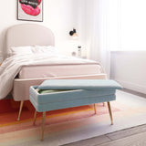 Ziva Velvet Storage Bench by TOV Furniture at Eve Furniture
