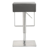 Seville Performance Vegan Leather Adjustable Stool by TOV Furniture at Eve Furniture