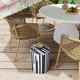 Taurus Ceramic Indoor/Outdoor Stool by TOV Furniture at Eve Furniture