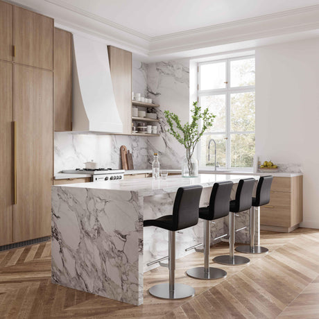 Paddy Performance Vegan Leather Adjustable Stool by TOV Furniture at Eve Furniture