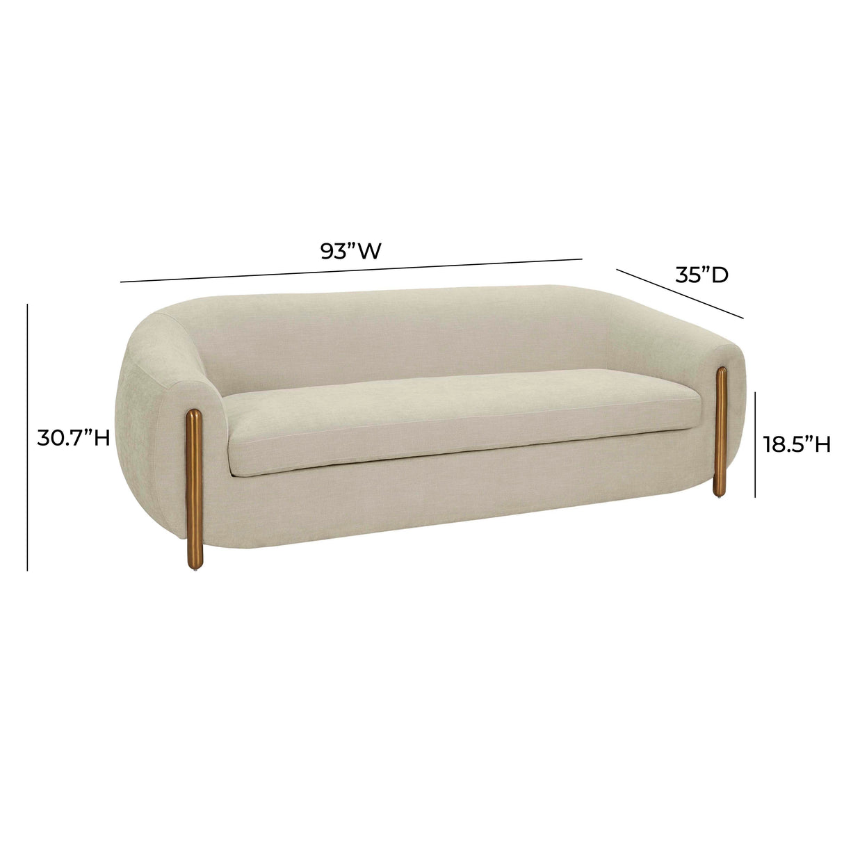 Lina Sofa by TOV Furniture at Eve Furniture