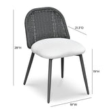 Alexa Rattan Performance Fabric Dining Chair by TOV Furniture at Eve Furniture