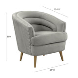 Jules Velvet Accent Chair by Inspire Me! Home Decor by TOV Furniture at Eve Furniture
