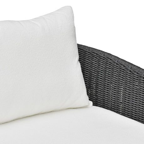 Alexa Rattan Performance Fabric Outdoor Sofa by TOV Furniture at Eve Furniture