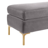 Delilah Velvet Bench by TOV Furniture at Eve Furniture