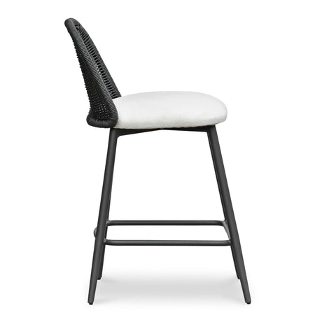 Alexa Performance Fabric Outdoor Stool by TOV Furniture at Eve Furniture