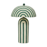 Maiori Striped Papier Mache Table Lamp by TOV Furniture at Eve Furniture