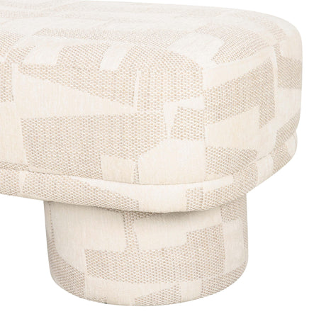 Lena Jacquard Bench by TOV Furniture at Eve Furniture