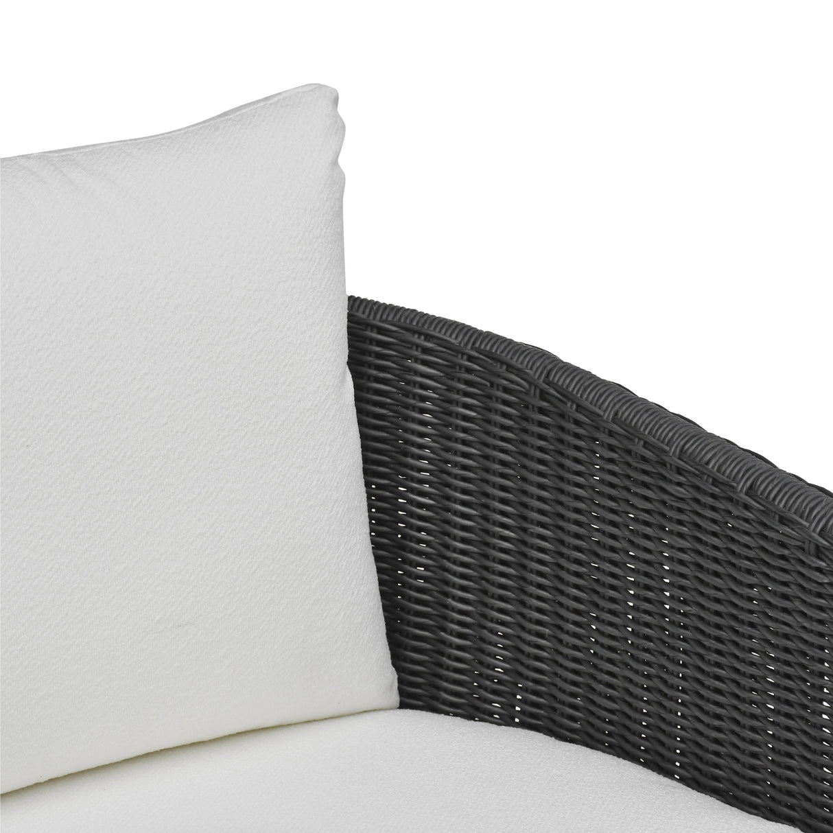 Alexa Rattan Performance Fabric Outdoor Armchair by TOV Furniture at Eve Furniture