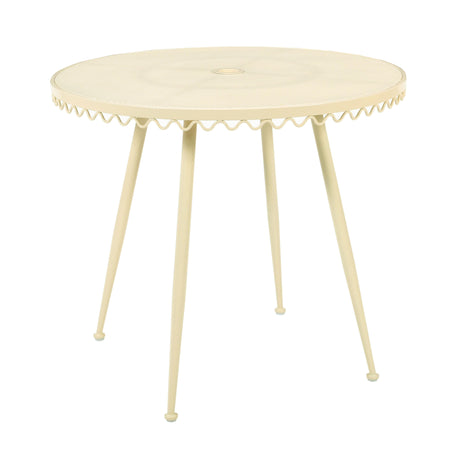 Erica Wrought Iron Outdoor Cafe Table by TOV Furniture at Eve Furniture