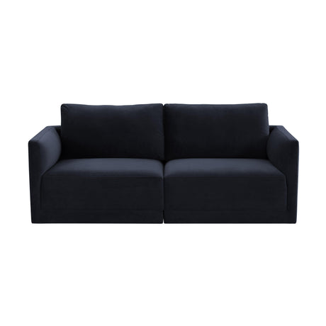 Willow Velvet Modular Loveseat by TOV Furniture at Eve Furniture