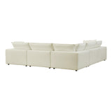 Cali Performance Fabric Modular 5-Piece L-Sectional by TOV Furniture at Eve Furniture