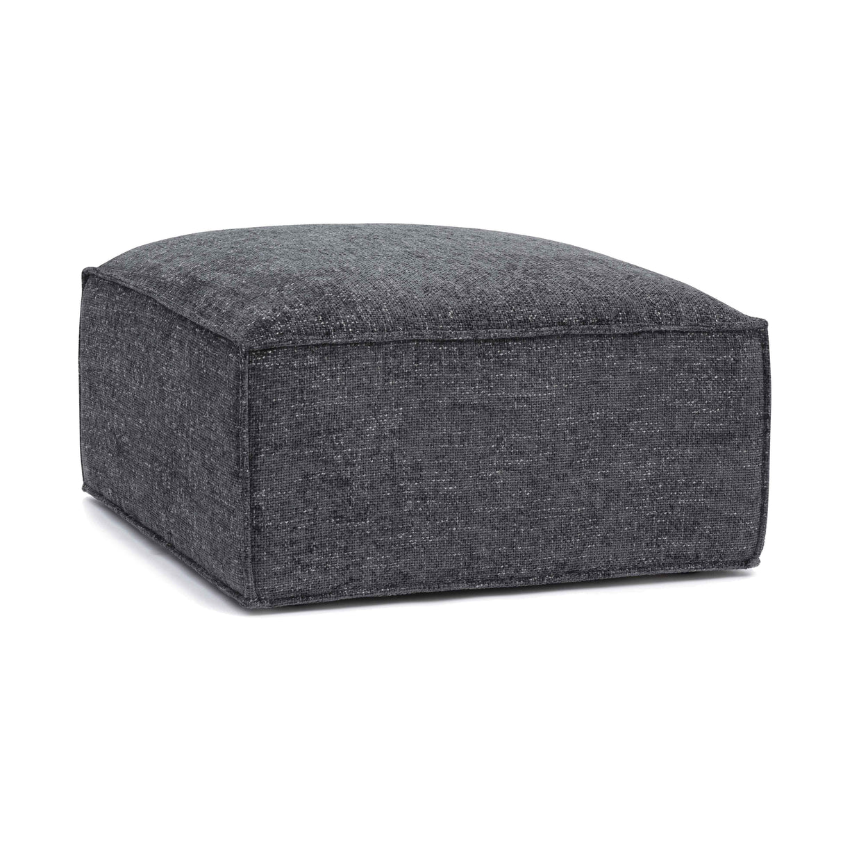 Mindy Chenille Basketweave Ottoman by TOV Furniture at Eve Furniture